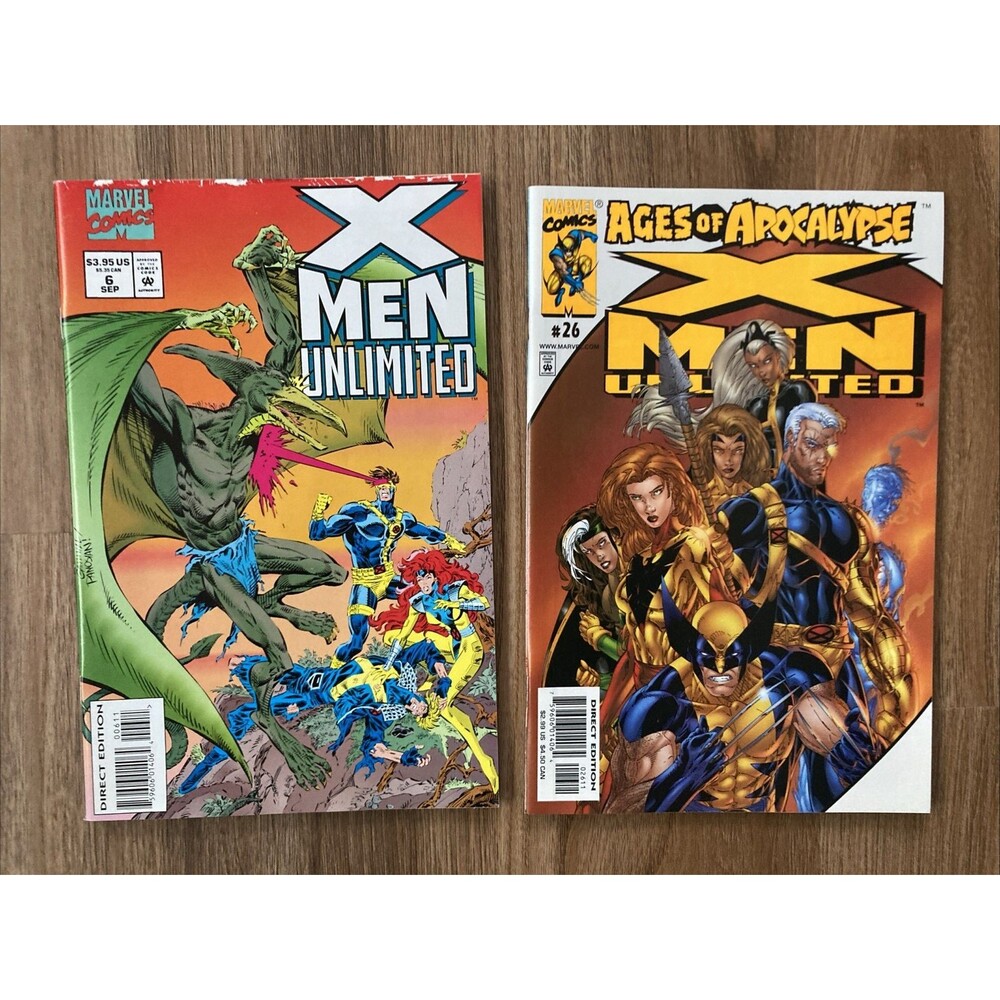 X-Men Unlimited: No. 6 & 26. Marvel Comics (1994-2000) Ages of Apocalypse